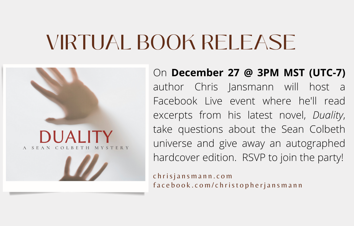 You’re Invited: Virtual Release Party for Duality