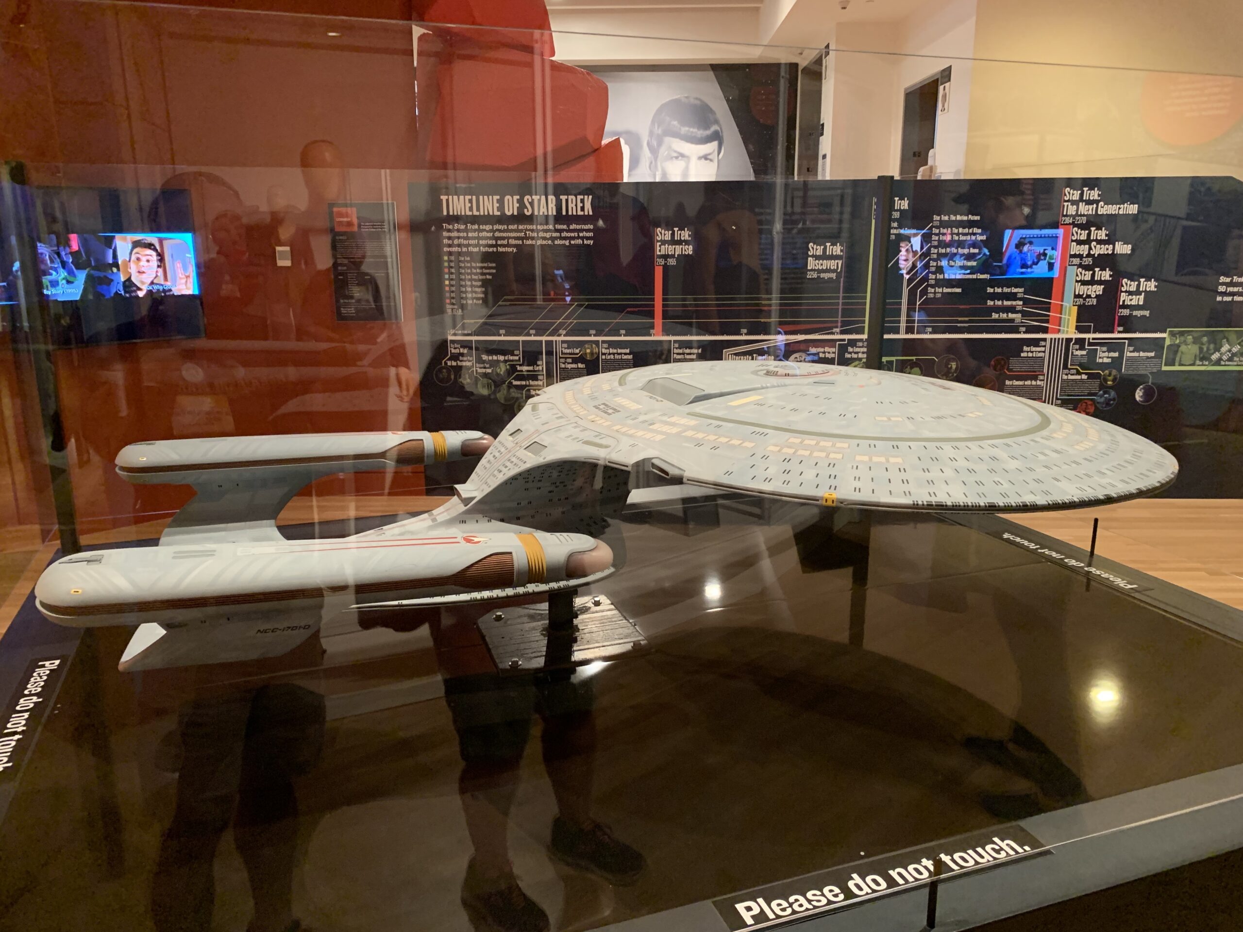 The filming model of the USS Enterprise, NCC-1701-D